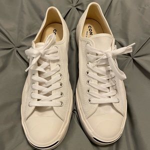 Converse Mens Jack Purcell White Shoes Size 9.5